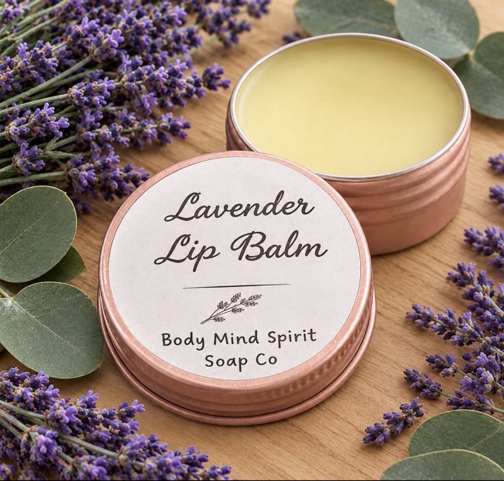 Lavender Organic Beeswax Lip Balm