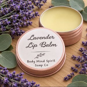Lavender Organic Beeswax Lip Balm